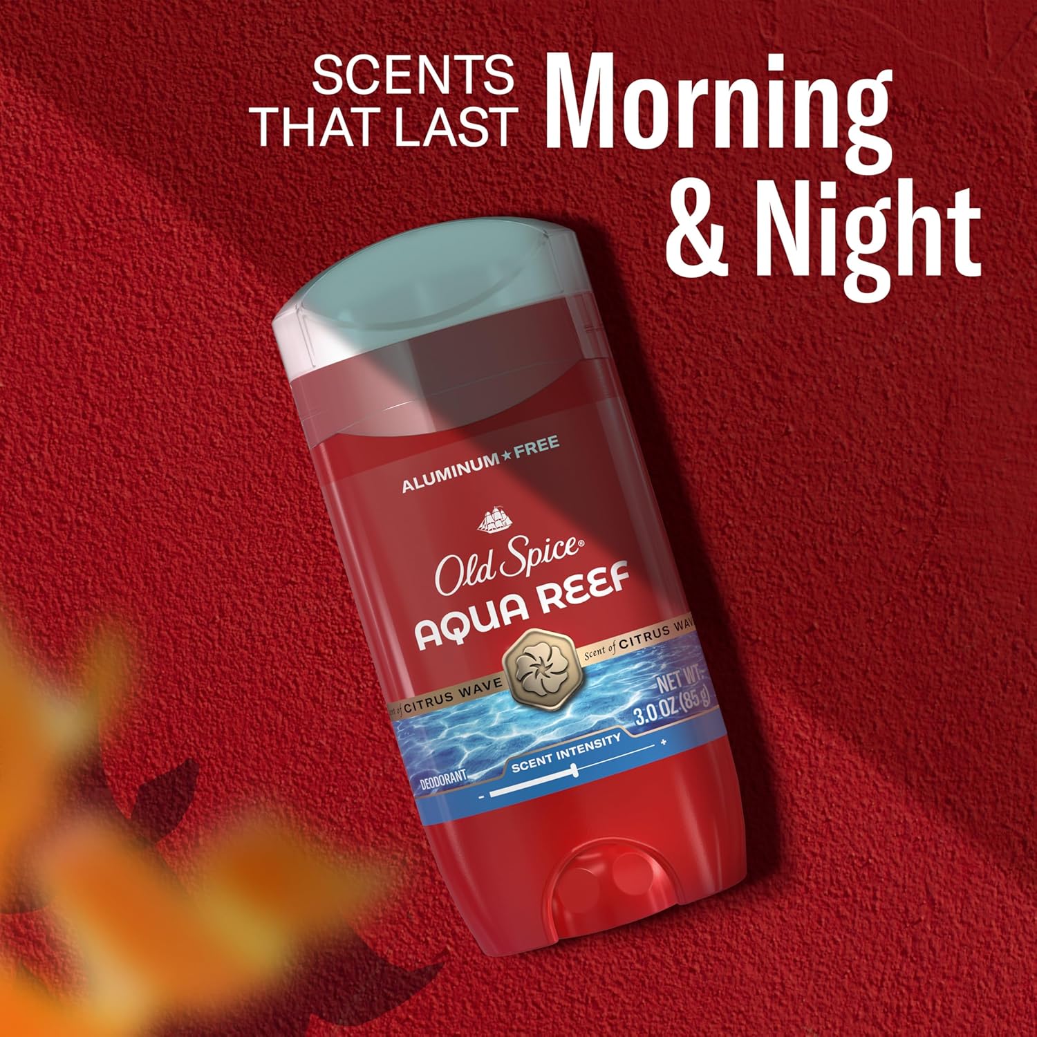 Old Spice Aluminum-Free Deodorant Aqua Reef — Pre-Workout Gym and Trail Companion, 48-Hour Odor Protection Stick Pack of 4