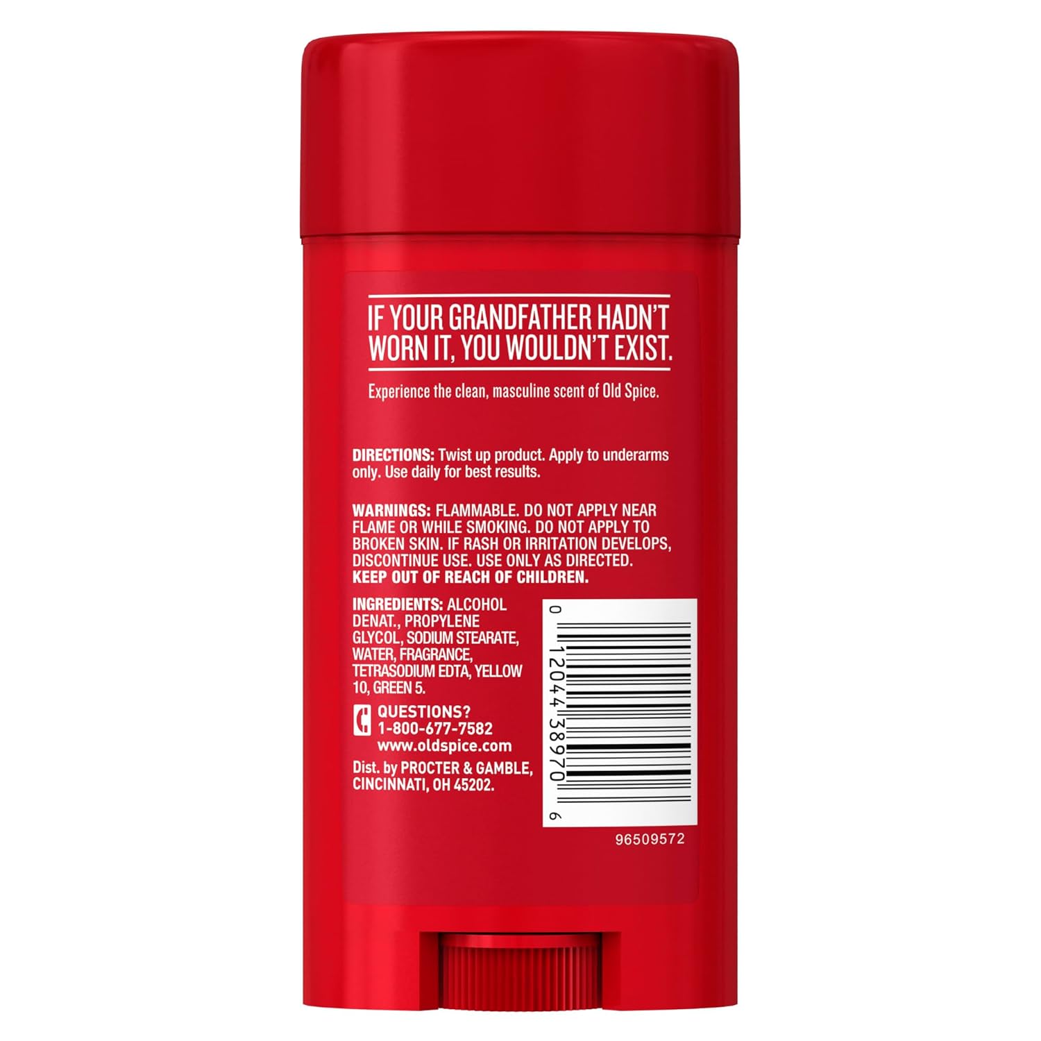 Old Spice Classic Deodorant for Men – Camping and Hiking Essential, 24hr Sweat Protection, 3.25 oz Stick