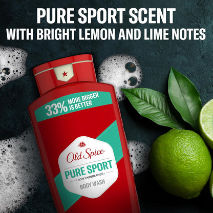 Old Spice High Endurance Body Wash for Men – Post-Hike Outdoor Shower Gel, 24/7 Odor Defense for Active Lifestyles
