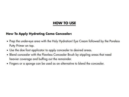 e.l.f. Hydrating Camo Concealer for Allergy-Conscious Beauty Users, Cruelty-Free PETA Certified