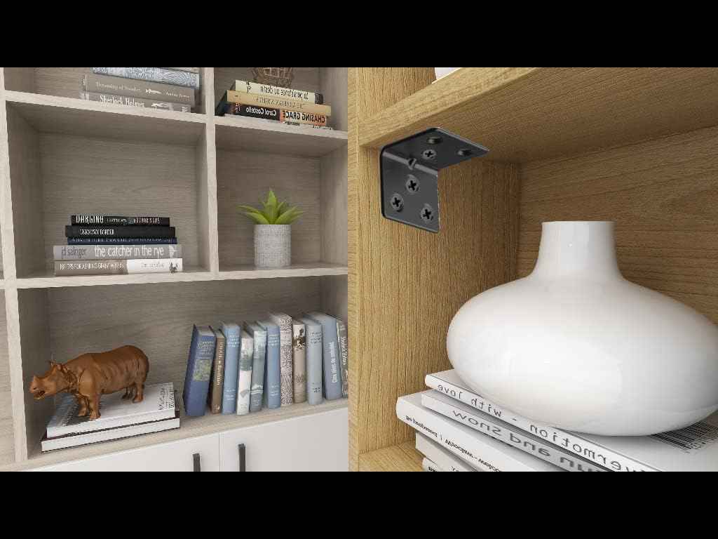 Aufuga Anti-Rust Shelf Bracket for Secure Heavy Load Support in Family Homes