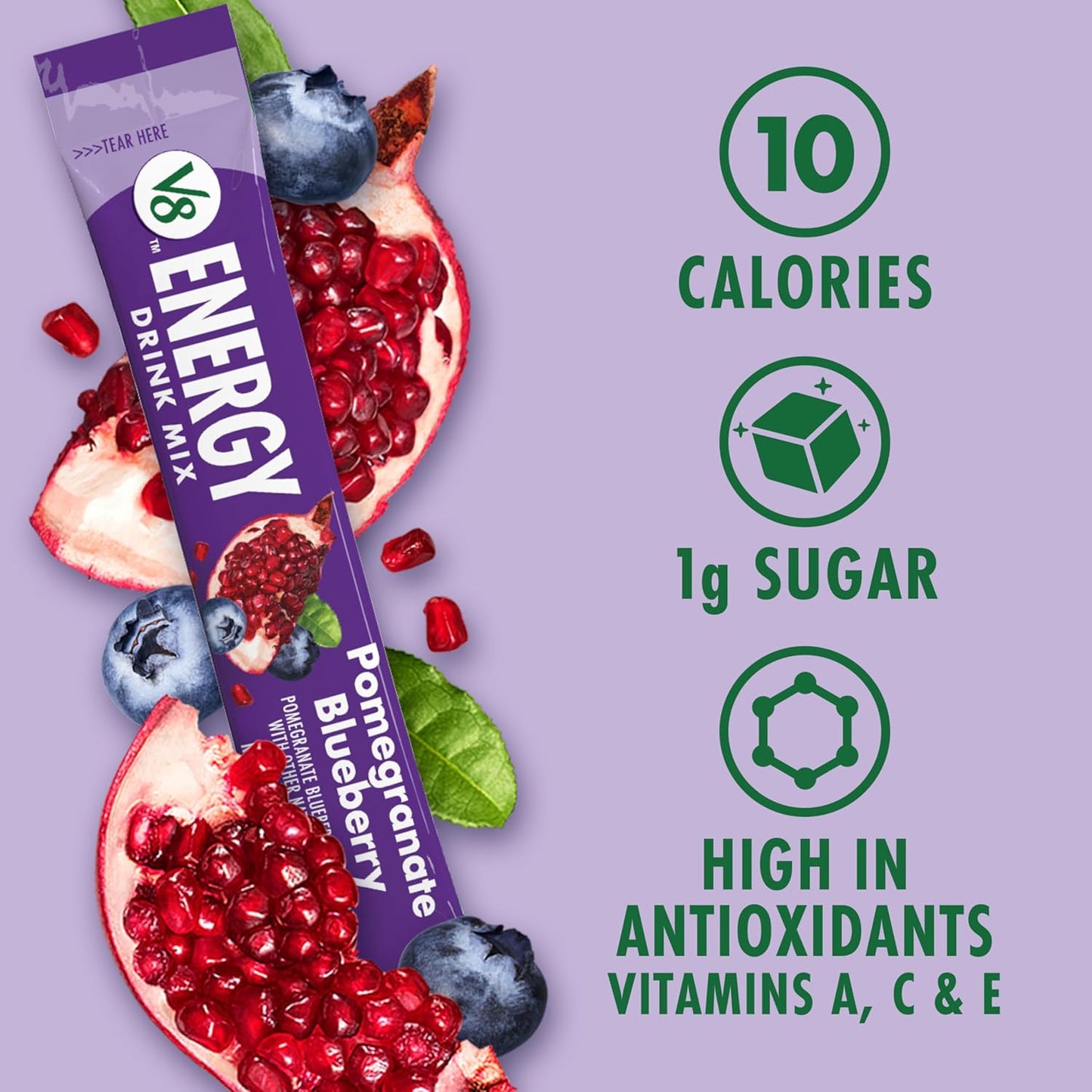 only 10 calories and 1g of carbohydrates per serving