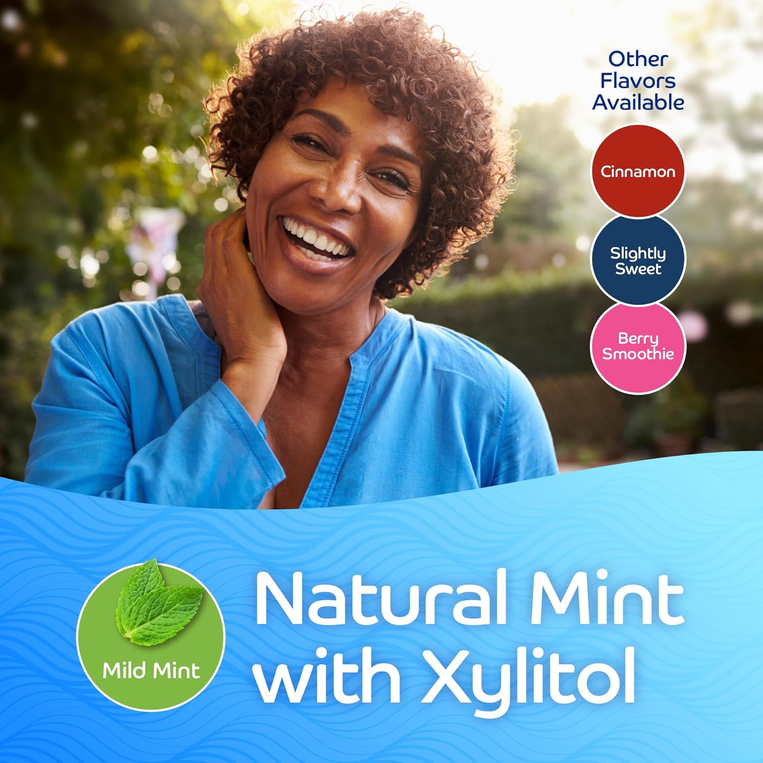 Oracoat XyliMelts – Non-Acidic pH 8 Dry Mouth Discs for Safe Overnight Oral Care, Sugar-Free Xylitol, 40 Count, Mild Mint