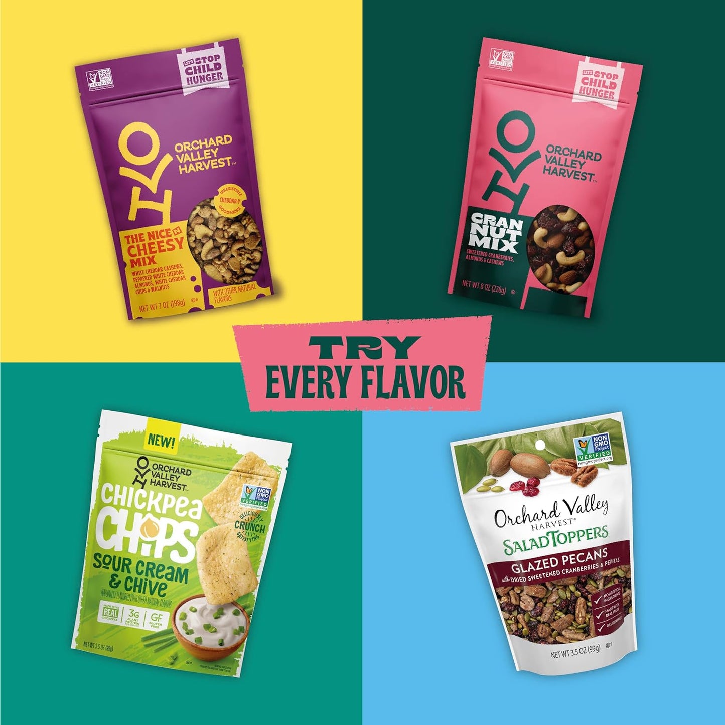 Orchard Valley Harvest Cran Nut Trail Mix – Office Desk Snack Pack for Mid-Afternoon Focus and Energy