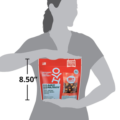 Orchard Valley Harvest Heart Healthy Blend, 1 Ounce Bags (Pack of 8) — Desk Drawer Snack for Back-to-Back Meetings and Short Lunch Breaks