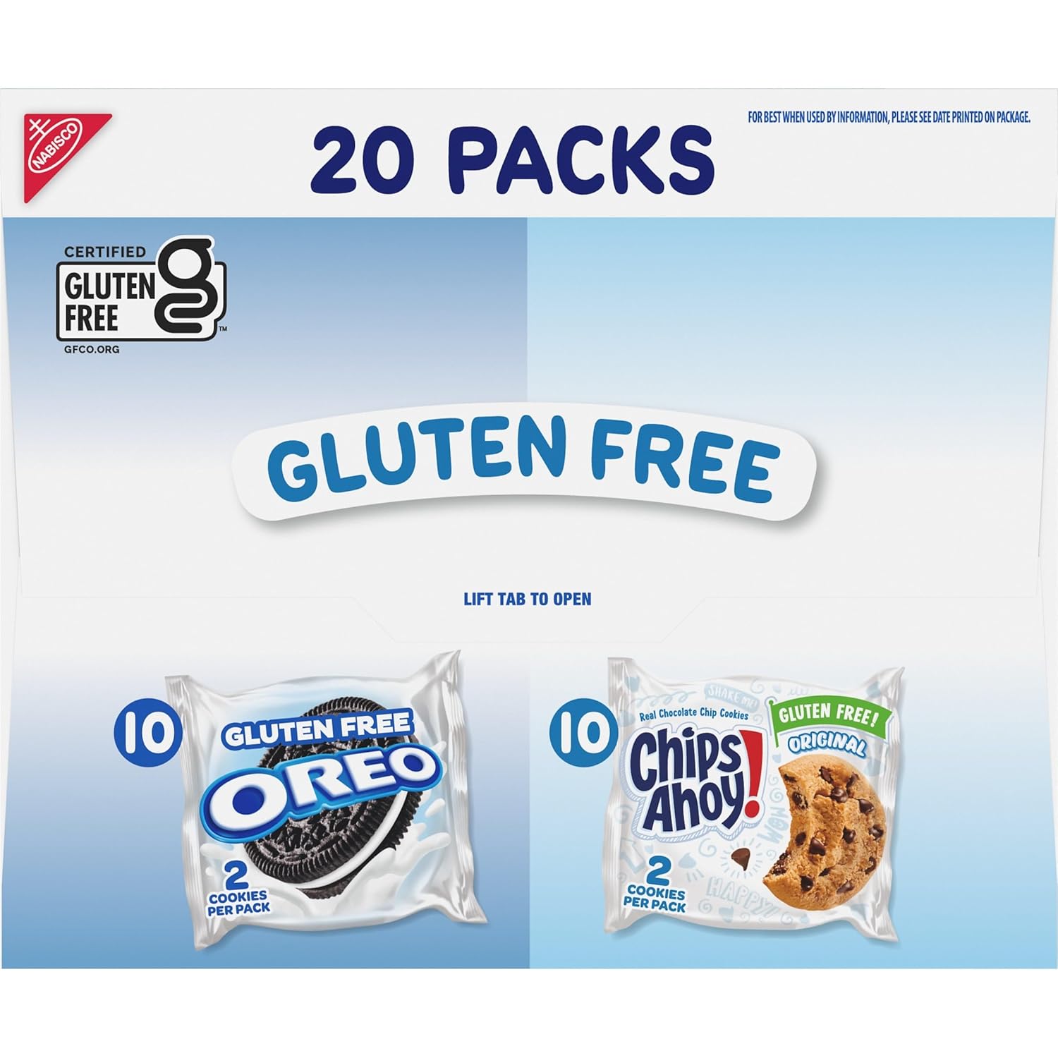 OREO & CHIPS AHOY! Gluten Free Cookies Variety Pack – Lunchbox Safe Treats for Kids with Celiac or Gluten Sensitivity