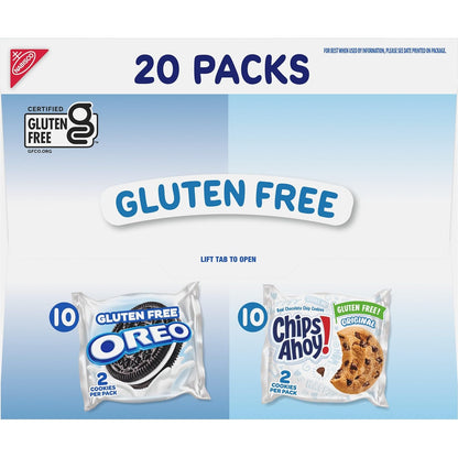 OREO & CHIPS AHOY! Gluten Free Cookies Variety Pack – Lunchbox Safe Treats for Kids with Celiac or Gluten Sensitivity