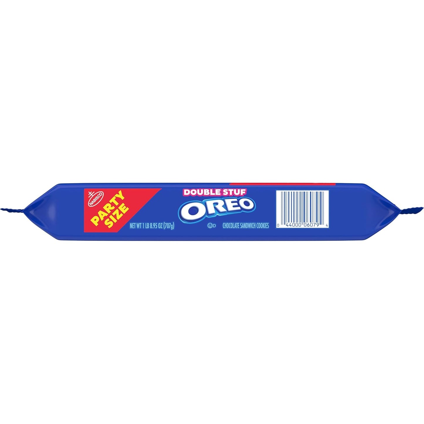 OREO Double Stuf Chocolate Sandwich Cookies – After-School Snack Pack for Kids' Lunchboxes and Snack Drawer, 24.95 oz Party Size