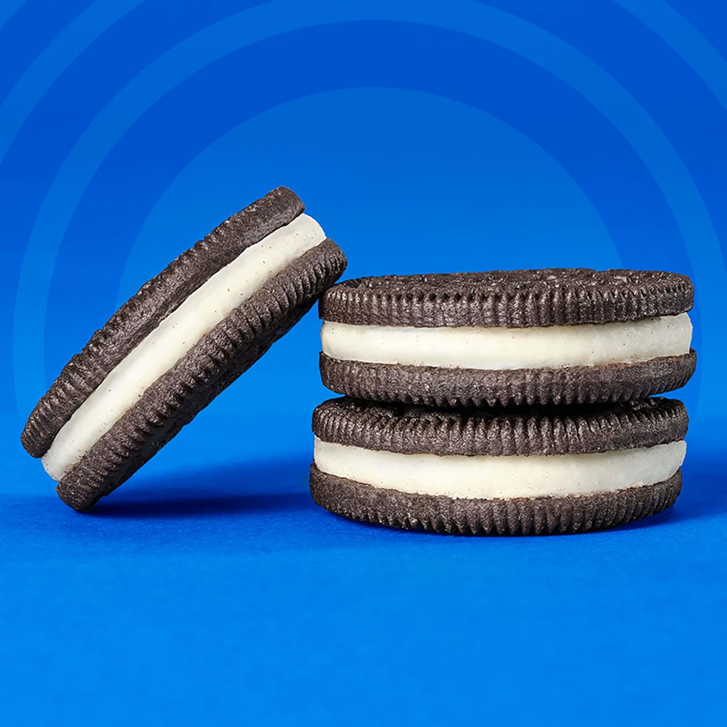 OREO Double Stuf Chocolate Sandwich Cookies – After-School Snack Pack for Kids' Lunchboxes and Snack Drawer, 24.95 oz Party Size