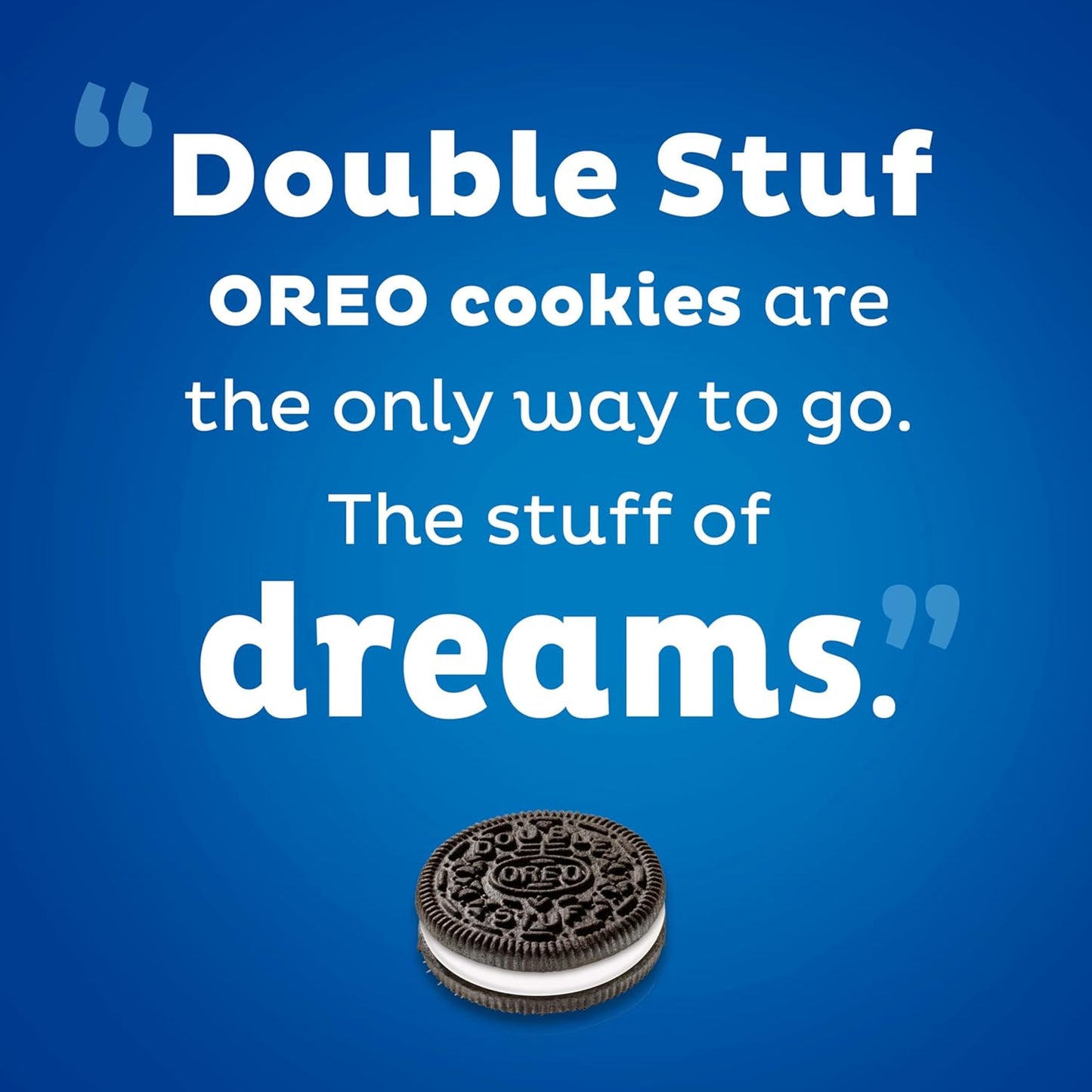 OREO Double Stuf Chocolate Sandwich Cookies – After-School Snack Pack for Kids' Lunchboxes and Snack Drawer, 24.95 oz Party Size