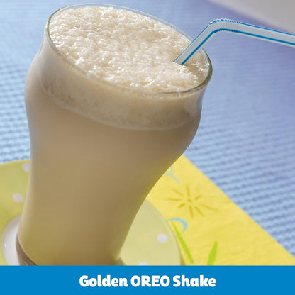 OREO Double Stuf Golden Sandwich Cookies for Kids Lunchboxes, Party Size Resealable 24.95 oz