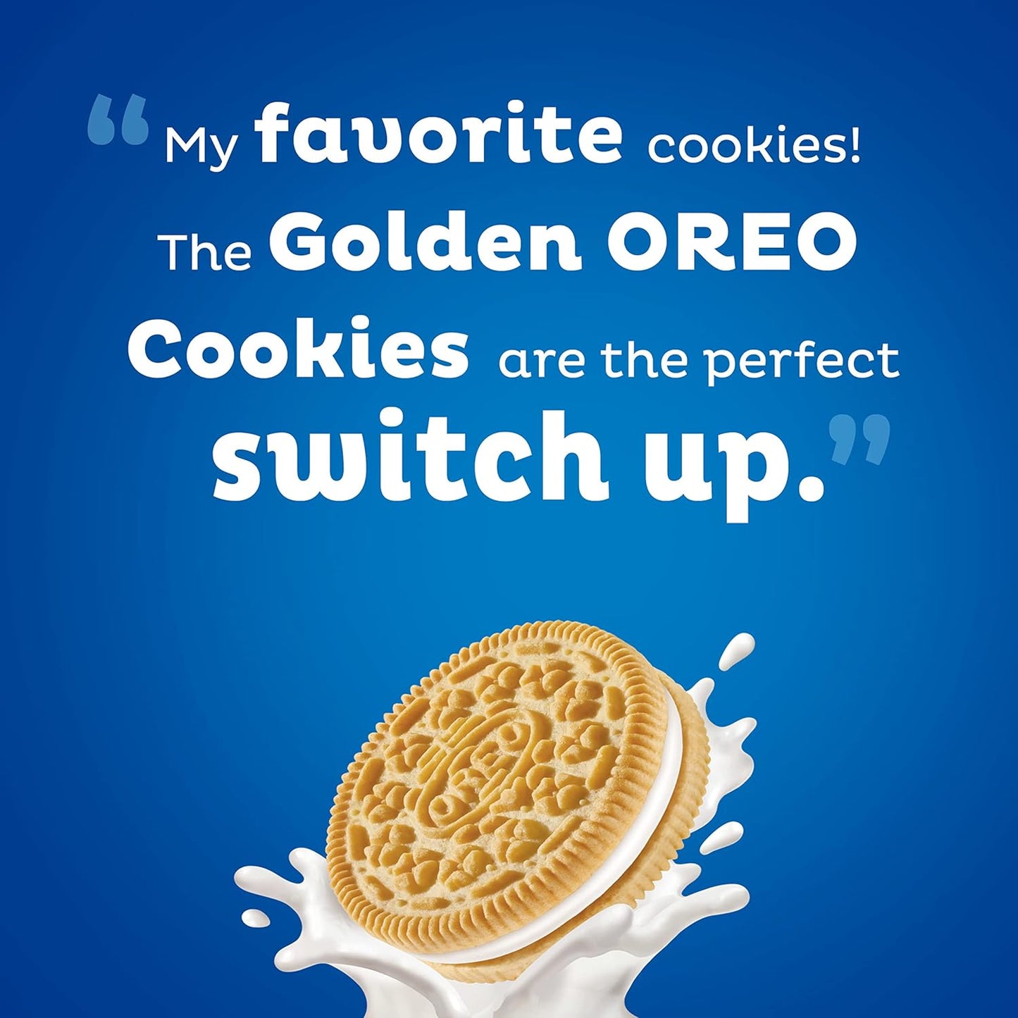 OREO Golden Sandwich Cookies Party Size – Resealable Bulk Pack for Kids' Lunchboxes and Classroom Parties