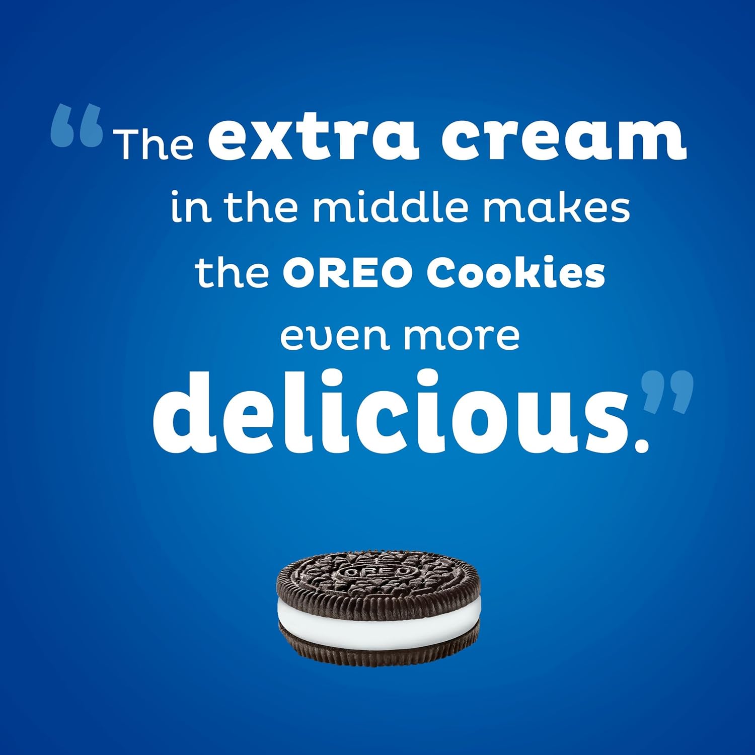 OREO Mega Stuf Chocolate Sandwich Cookies – Family Size Pack for Kids Lunchboxes and After-School Snacks, 17.6 oz