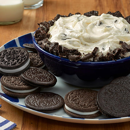 OREO Mega Stuf Chocolate Sandwich Cookies, Party Size, 1 lb 9.35 oz – Lunchbox Treat and After-School Snack for Kids' Lunchboxes and Pantry