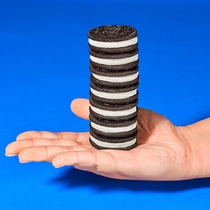 OREO Mega Stuf Chocolate Sandwich Cookies, Party Size, 1 lb 9.35 oz – Lunchbox Treat and After-School Snack for Kids' Lunchboxes and Pantry