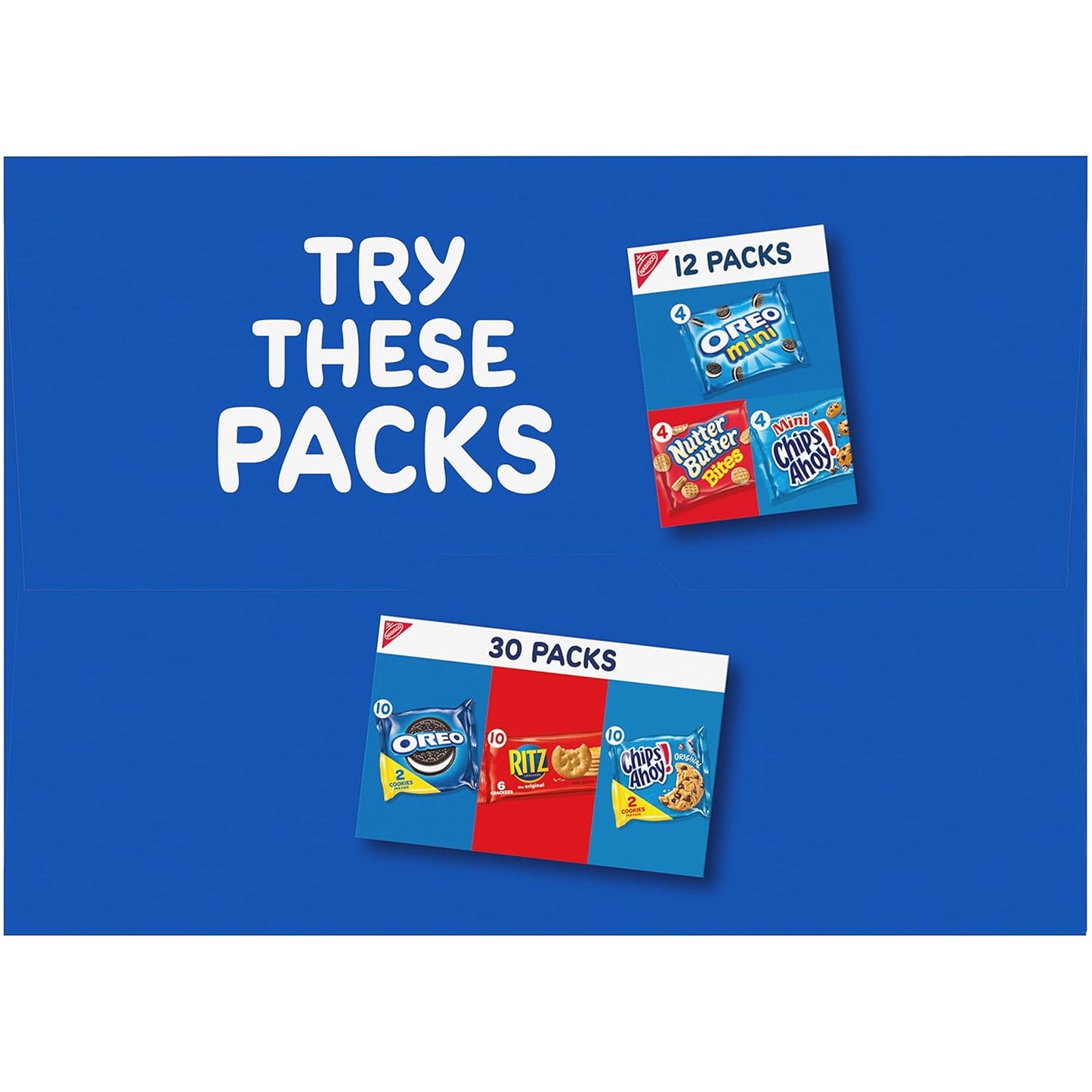 OREO Mini Mix Sandwich Cookies Variety Pack 20 Snack Packs for Kids School Lunch Boxes, Bulk Individual Bags