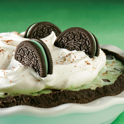 OREO Mint Creme Chocolate Sandwich Cookies Party Size 24.95 oz – Lunchbox Snack for Kids and After-School Treats