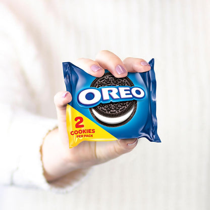OREO Original Chocolate Sandwich Cookies Snack Packs – Lunchbox Treats for Kids, 20 Individually Wrapped 2-Cookie Packs