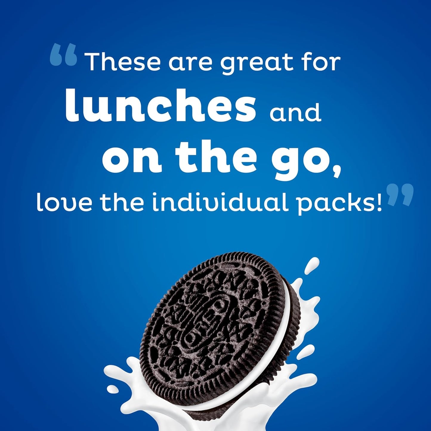 OREO Original Chocolate Sandwich Cookies Snack Packs – Lunchbox Treats for Kids, 20 Individually Wrapped 2-Cookie Packs