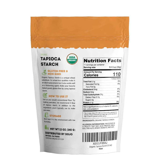 Kate Naturals Tapioca Starch Flour for Baking and Skincare – Clean-Label Pantry Staple for Mindful Home Routines