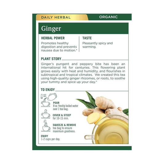 Traditional Medicinals Organic Ginger Tea – Thoughtful Wellness Gift for Mom on Her Birthday