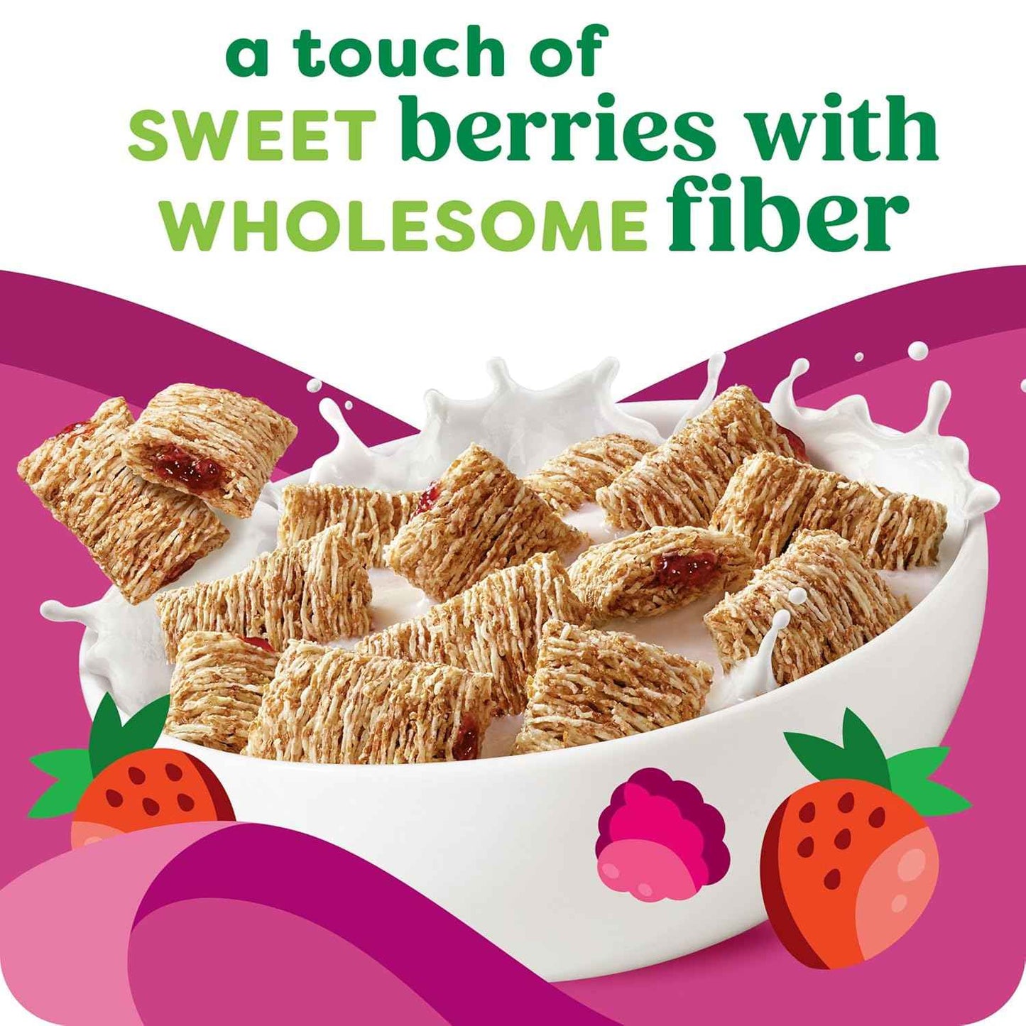 Kashi Berry Fruitful Cereal – Simple Clean-Ingredient Breakfast for the Intentional Pantry, 17.2oz