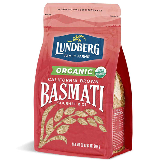 Lundberg Organic Brown Basmati Rice – Whole Grain Staple for Health-Conscious Home Cooks