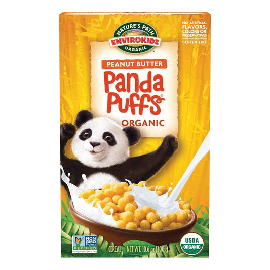 EnviroKidz Red Panda Puffs Cereal – Non GMO Gluten Free Cereal for Toxin Free Pantry and Self Care Morning Rituals