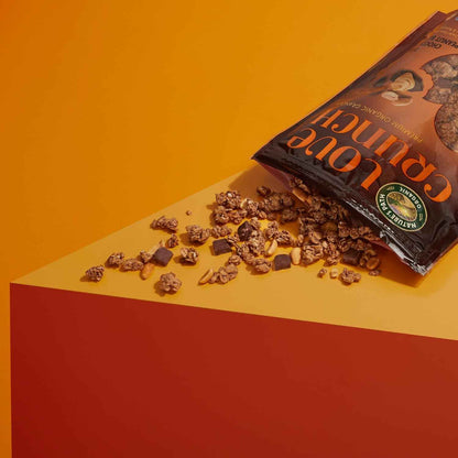 Love Crunch Dark Chocolate Peanut Butter Granola – Pantry Staple for Mindful Breakfast Rituals, 26.4 oz Family Pouch