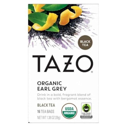 TAZO Earl Grey Tea Bags – Non-GMO Organic Wellness Brew for Bath Time Wind-Down and Self-Care Mornings, 96 Bags Total