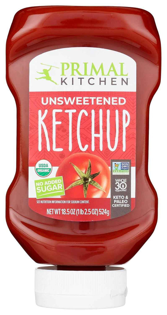 Primal Kitchen Kids Squeeze Ketchup – Child Operable Bottle for Lunchbox Packing and Highchair Tray