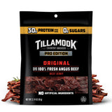Tillamook Country Smoker PRO Edition Beef Jerky, Original Zero Sugar, 2.14 Oz Portable Protein Pack for Hiking, Camping and Backcountry Trips