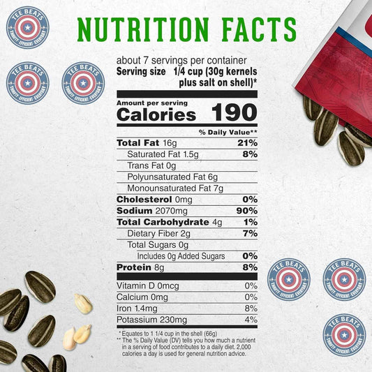 DAVID Roasted and Salted Low Sodium Seeds – Protein-Packed Break Room Snack for Office Workdays, 16oz