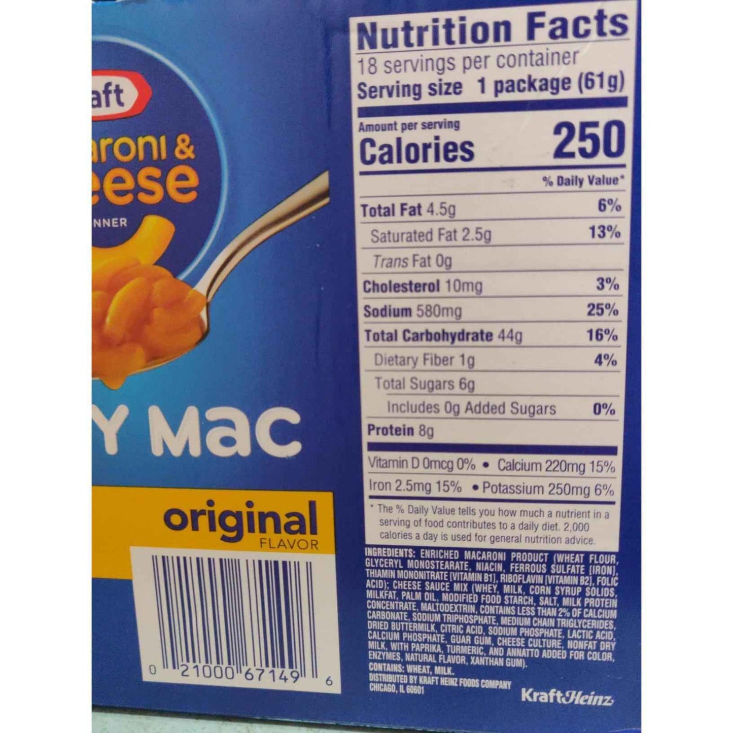 Kraft Easy Mac Microwavable Mac & Cheese – Portion-Controlled Comfort Lunch for Mindful Eating
