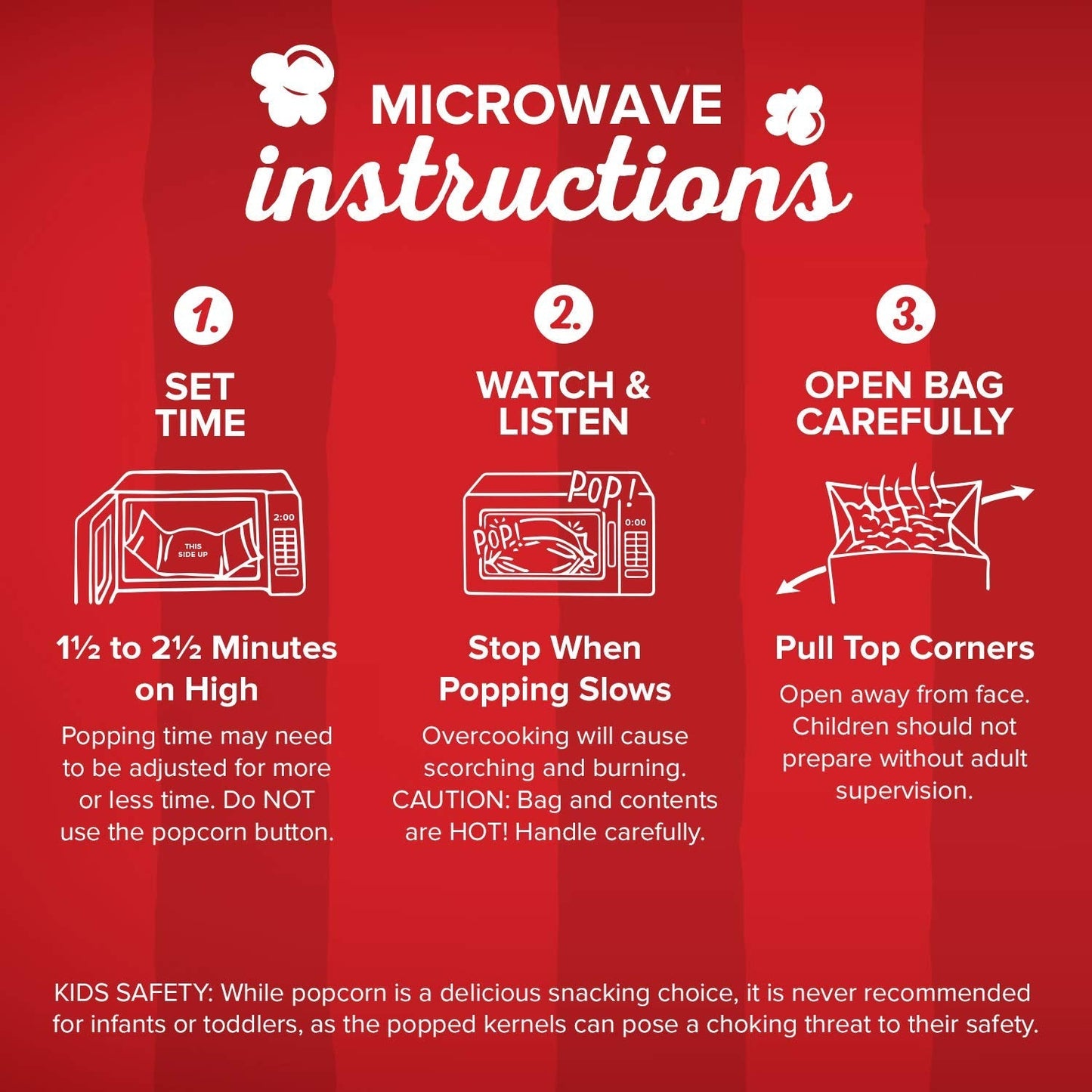 Orville Redenbacher's Kettle Corn Popcorn – Clean-Ingredient Snack for Home Office and Gym Bag