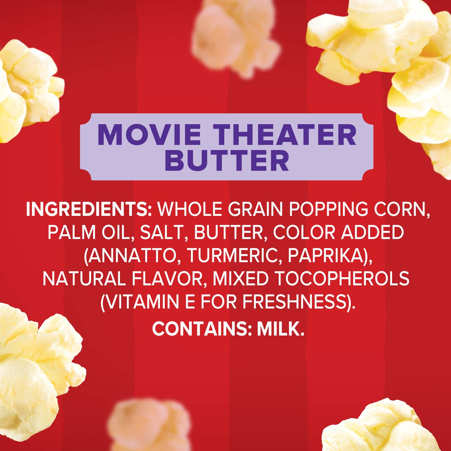 Orville Redenbacher's Movie Theater Butter Popcorn Mini Bags – Thoughtful Care Package Gift for Mom and Her Family, 12 Single-Serve Bags