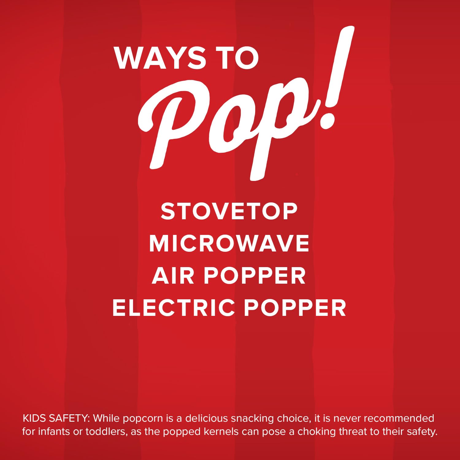 Orville Redenbacher's White Popcorn Kernels 30 oz – After School Stovetop Snack for Kids & Teens