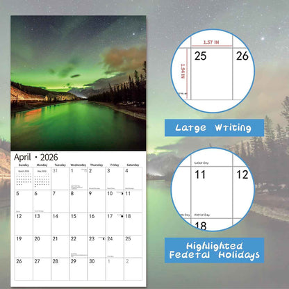 Calendars by LA Calendars 2026 Wall Calendar – Thoughtful Birthday Gift for Mom, 17-Month Planner for Her Home