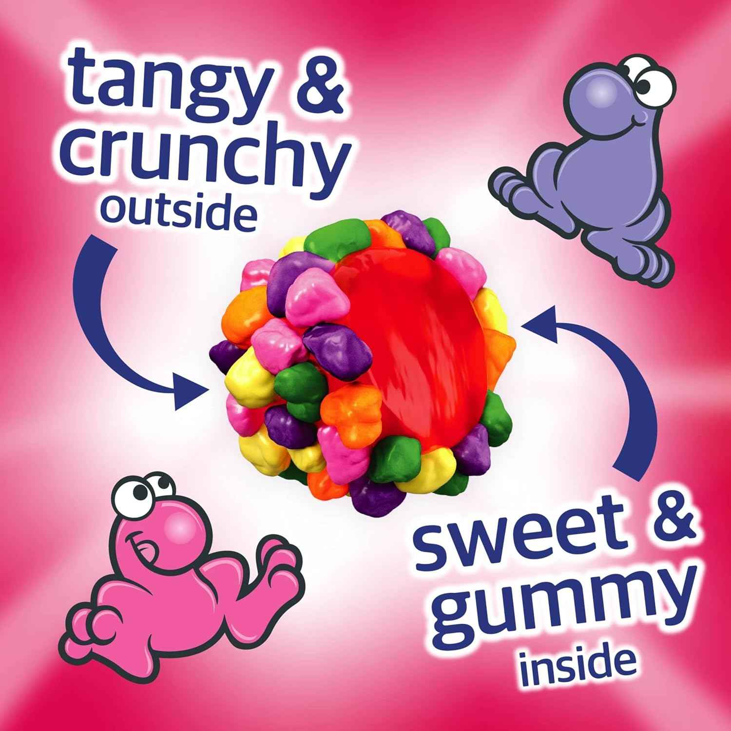 NERDS Juicy Gummy Clusters – Portable Road Trip and Car Cup Holder Snack for Outdoor Adventures, 7.15 oz