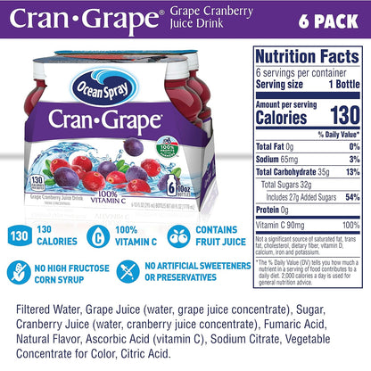 pack of 6 bottles for multi-day use or family sharing