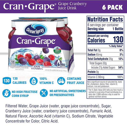 pack of 6 bottles for multi-day use or family sharing