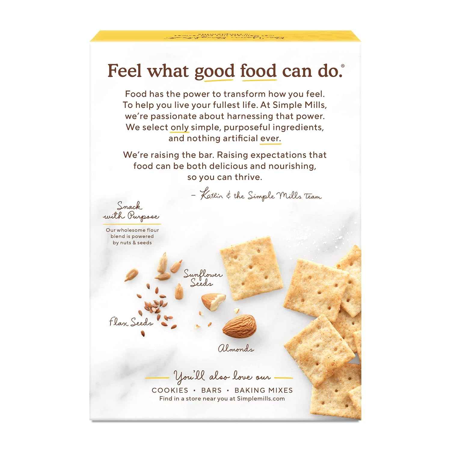 Simple Mills Almond Flour Crackers – Office Desk Snack for Busy Professionals