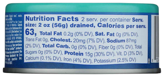 Sea Tales Skipjack Tuna in Water NSA – Two-Ingredient Pantry Essential for Clutter-Free Kitchens
