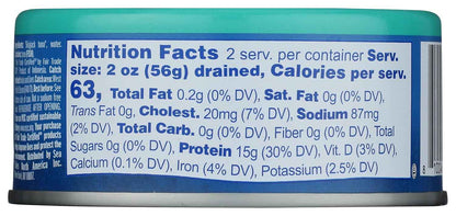 Sea Tales Skipjack Tuna in Water NSA – Two-Ingredient Pantry Essential for Clutter-Free Kitchens