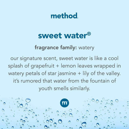 Method Foaming Hand Soap Sweet Water – Self-Care Hand Wash Ritual for Bathroom Sink