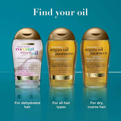 OGX Renewing Argan Oil of Morocco – Premium Salon-Style Treatment for an Elevated Vanity
