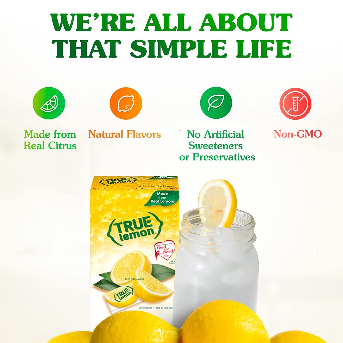 patented crystallized real lemon juice and oil formula with only three core ingredients