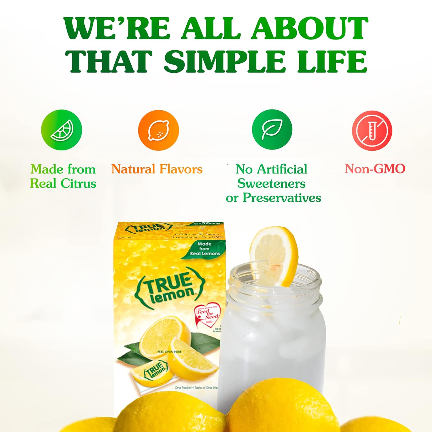 patented crystallized real lemon juice and oil formula with only three core ingredients