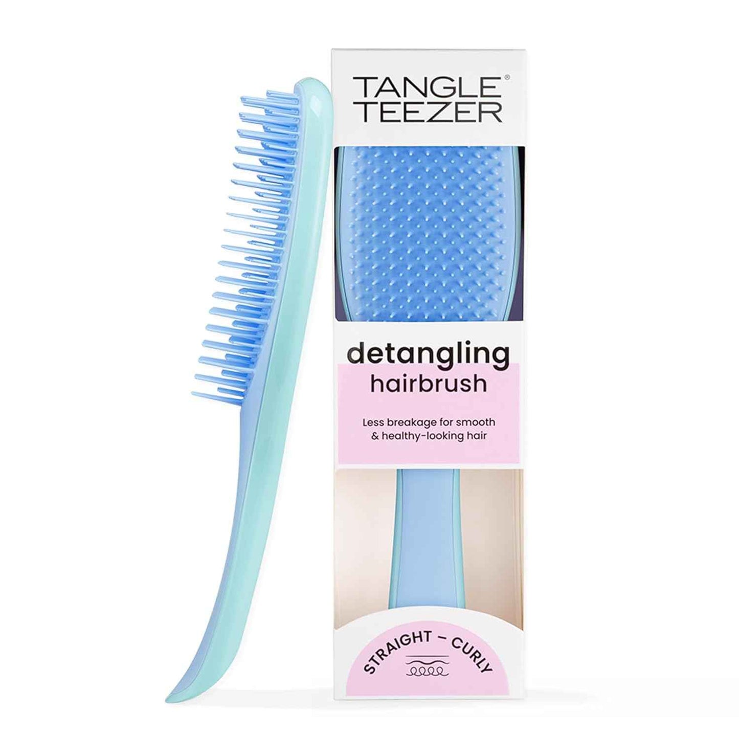 Tangle Teezer Ultimate Detangler Brush – Gym Bag Ready Detangler, Post-Workout Hair Smoothing Anywhere