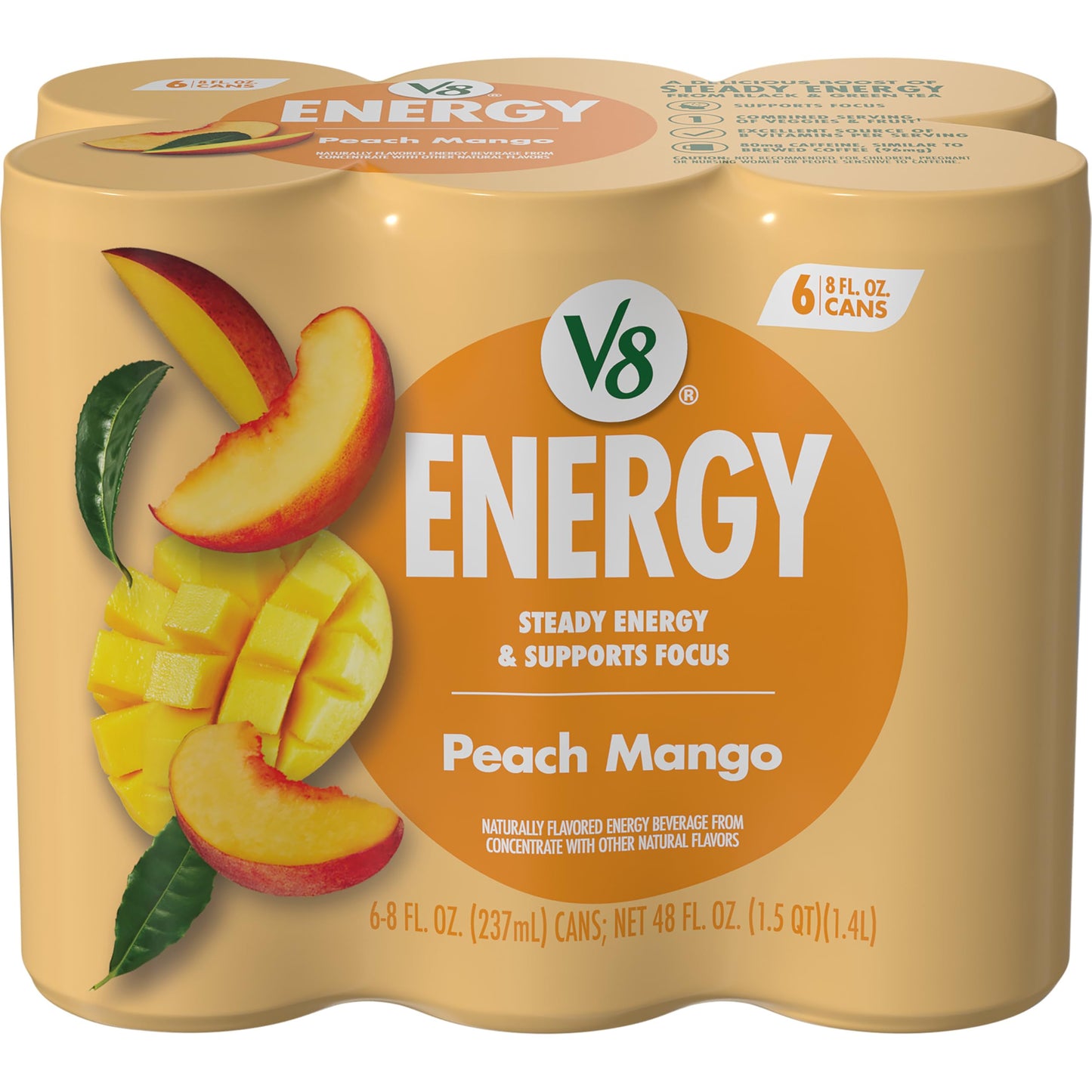 Peach Mango - Pack of 6 (8 Fl Oz)